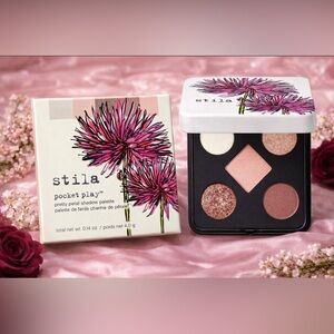 Stila Pocket Play Pretty Petal Eyeshadow Palette NEW